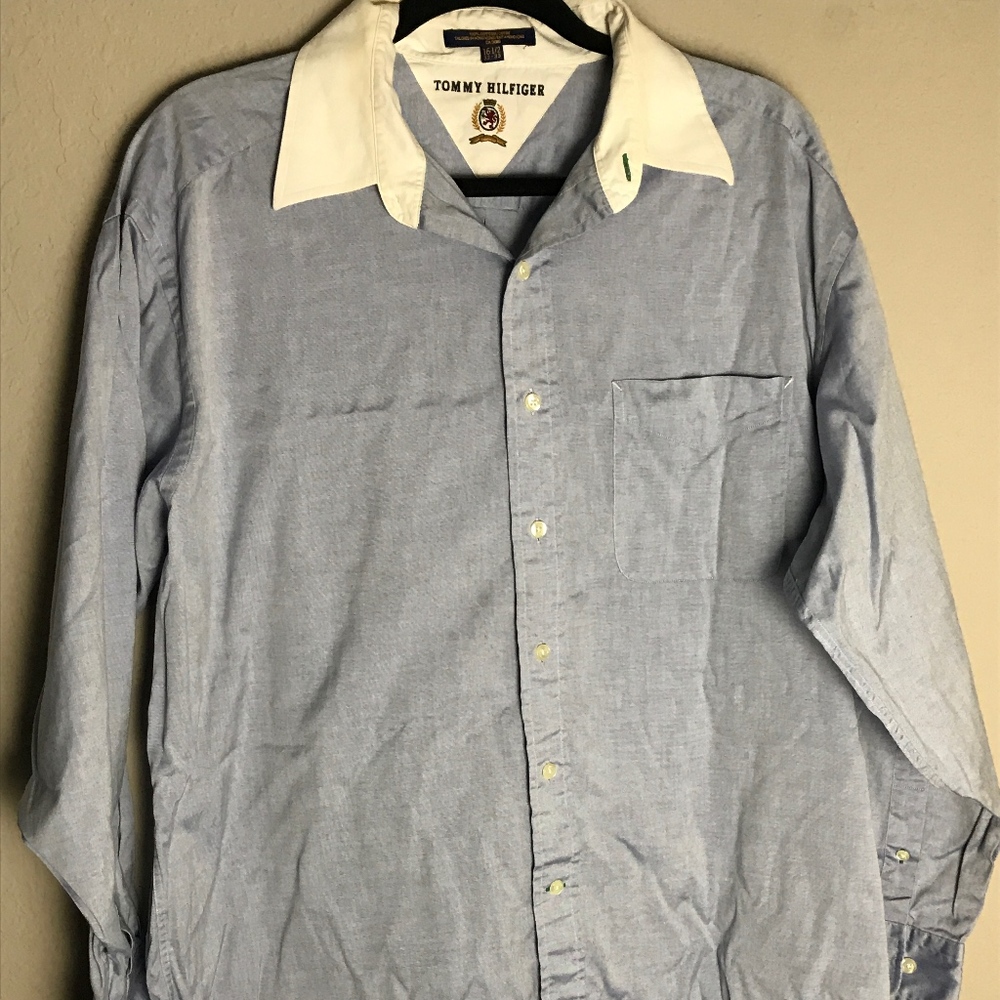Men's Tommy Hilfiger Cotton Dress Shirt  Size 32-3